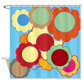  colorful summer flowers Shower Curtain  Use code FREECART at Checkout