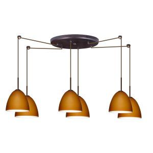 Besa Lighting BEL 6JC 447080 LED BR Vila Pendant