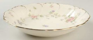 Mikasa Remembrance Coupe Soup Bowl, Fine China Dinnerware   Ivory Bone,Floral,Br