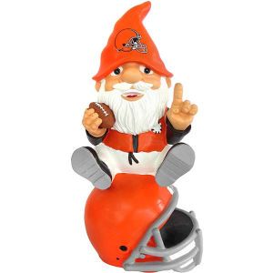 Cleveland Browns Forever Collectibles Gnome Sitting on Logo