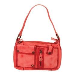 Womens Latico Jordan Shoulder Bag 3403 Red Leather