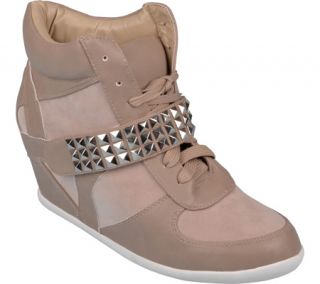 Womens Journee Collection Alana 32   Taupe Ornamented Shoes