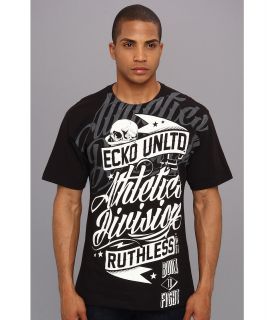 Ecko Unltd Ruthless Athletics S/S Tee Mens T Shirt (Black)