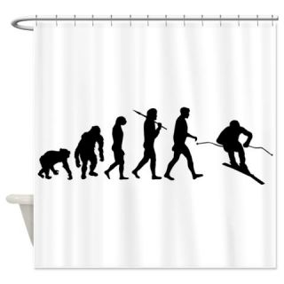  Downhill Skiing Shower Curtain  Use code FREECART at Checkout