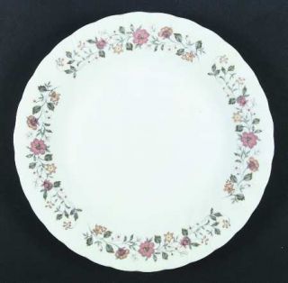 Sheffield Bouquet Dinner Plate, Fine China Dinnerware   Orange & Pink  Flowers,