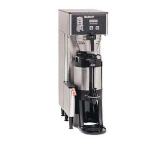 BUNN O Matic Single Satellite Coffee Brewer, Stainless Finish, Funnel Lock, 120V