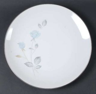 Mikasa Tea Rose Blue 11 Round Platter/Chop Plate, Fine China Dinnerware   Blue