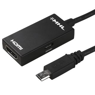 Basacc Micro Usb To Hdmi Mhl Adapter For Samsung Galaxy S Iv I9500