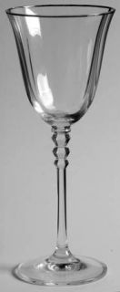 Mikasa Sonnet Platinum Wine Glass   Cut Stem