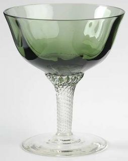 Gorham Octette Green Champagne/Tall Sherbet   Green