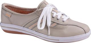 Womens Keds Emblaze Lace Up   Stone Leather Casual Shoes