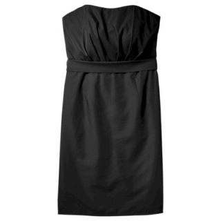 TEVOLIO Womens Plus Size Taffeta Strapless Dress   Ebony   24W