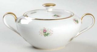 Heinrich   H&C Petite Rose Sugar Bowl & Lid, Fine China Dinnerware   Heirloom, P