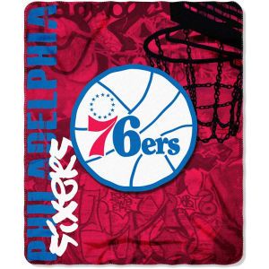 Philadelphia 76ers Northwest Company Hard Knocks Polar Fleece 50 x 60 Inches