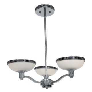 Access Onyx 3 light Chrome Chandelier