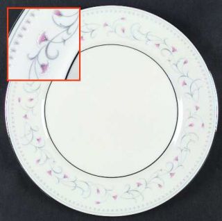 Lenox China Hadley Dinner Plate, Fine China Dinnerware   Cosmopolitan, Pink/Whit