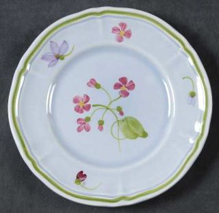 Longchamp Mon Jardin Bread & Butter Plate, Fine China Dinnerware   Violets In Ce