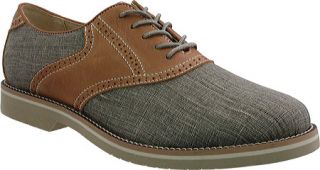 Mens Bass Carson   Stone Linen/New Tan Waxy Milled Lace Up Shoes