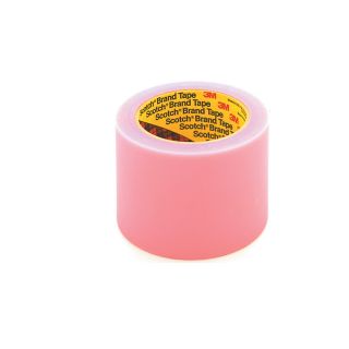 3M Scotch 821 Label Protection Tape   6 X 72 Yards   2.5 Mil   Pink   Lot of 8