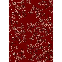 Impressions Red Area Rug (33 X 411)