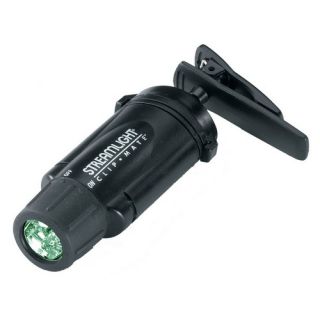 Streamlight 61102 Flashlight Clipmate, Green LEDs Black