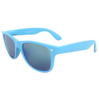 Fashion Sunglasses Blue Frame Blue Revo Lenses