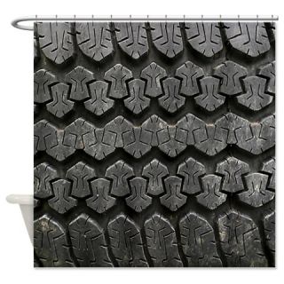  Tire Tracks Shower Curtain  Use code FREECART at Checkout
