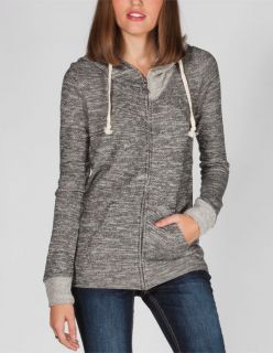 Knitwit Womens Hoodie Black/Grey In Sizes Small, X Large, Large, Medium,