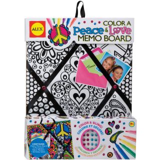 Color A Peace and Love Memo Board Kit