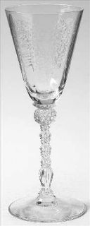 Heisey Titania Clear (Stem #3414) Wine Glass   Stem #3414 Etch #456, Clear