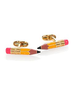 Paul Smith Pencil Cuff Links   Brass