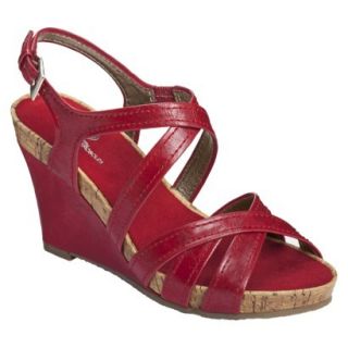Womens A2 By Aerosoles Candyplush Wedge Sandal   Red 11