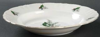 Winterling   Bavaria Wig108 Large Rim Soup Bowl, Fine China Dinnerware   Lily Of