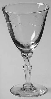 Tiffin Franciscan Linda Wine Glass   Stem #17576, Cut