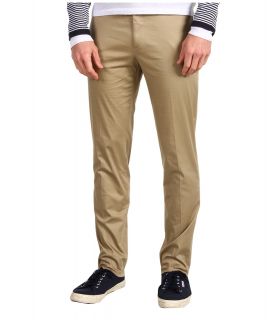 Michael Kors Collection Stretch Slim Woven Pant Mens Casual Pants (Khaki)