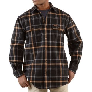 Carhartt Youngstown Flannel Shirt Jacket   Black, 2XL, Model# 100081