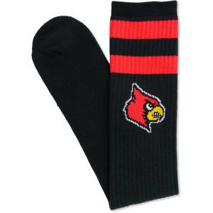 Louisville Cardinals For Bare Feet NCAA Retro Tube Sock