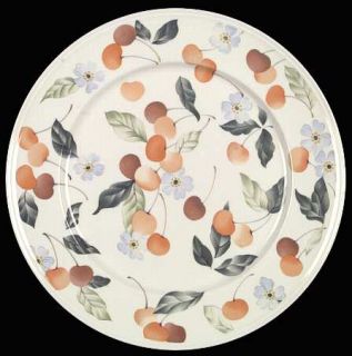 Villeroy & Boch Amigo Dinner Plate, Fine China Dinnerware   Cherries, Leaves, Fl