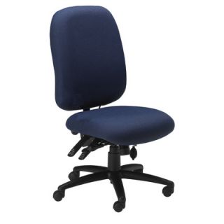 Mayline Comfort High Back Task Chair without Arms 2424AG Finish Blue