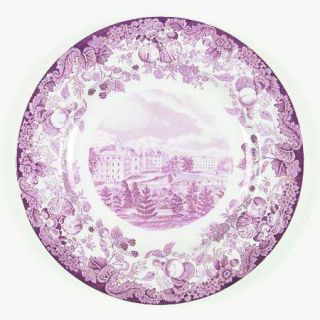 Wedgwood Harvard University Pink (No Gold Trim) Dinner Plate, Fine China Dinnerw