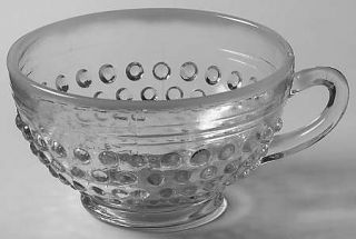 Anchor Hocking Moonstone Clear Opalescent Cup Only   Clear Opalescent, Hobnails