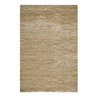 Modern Town Hand woven White Area Rug (5 X 7)