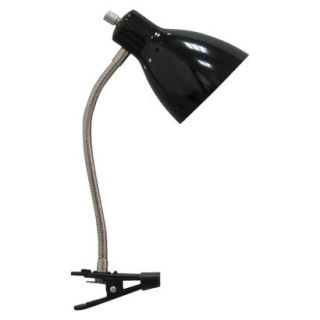 Room Essentials Clip Lamp   Black (Includes CFL Bulb)