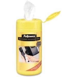 Fellowes Telephone Cleaning Wipes  100 Pack
