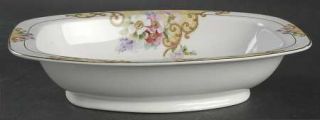 Thun Windemere (Multi Sided) 10 Oval Vegetable Bowl, Fine China Dinnerware   Br