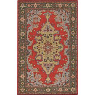 Hand knotted Mandara Wool Rug (5 X 76) (MultiPattern OrientalMeasures 0.25 inch thickTip We recommend the use of a non skid pad to keep the rug in place on smooth surfaces.All rug sizes are approximate. Due to the difference of monitor colors, some rug 