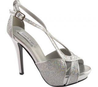 Womens Touch Ups Tiara   Silver Glitter High Heels