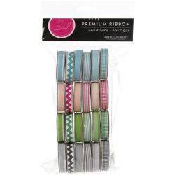 Value Pack Premium Ribbon 24 Spools (.375x4 Feet Each) boutique
