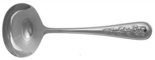Reed & Barton Berry Vine (Stainless) Gravy Ladle, Solid Piece   Stainless,18/0,G