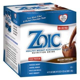 Zoic Healthy Weight Management Nutritional Drink   Belgian Chocolate